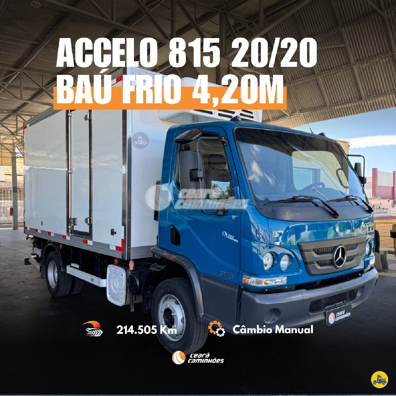 CAMINHAO MERCEDES-BENZ MB 815 Baú Frigorífico 3/4 4x2 Ceará Caminhões FORTALEZA CEARÁ CE