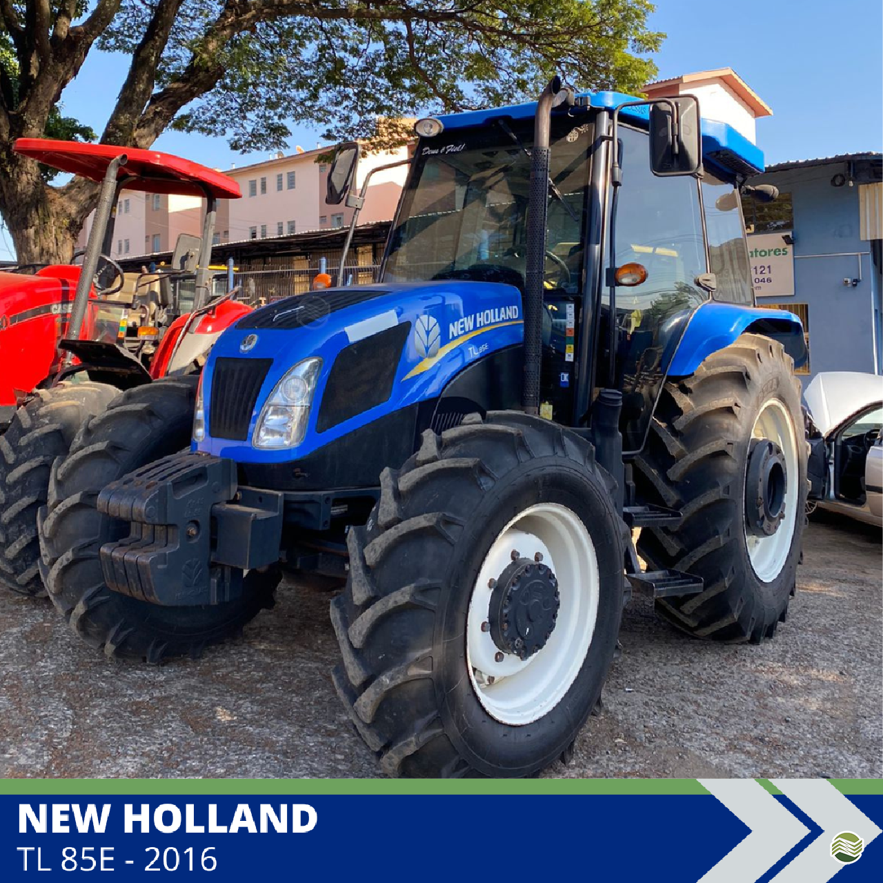 TRATOR NEW HOLLAND NEW TL 85 Tração 4x4 Travel Máquinas Agrícolas LONDRINA PARANÁ PR