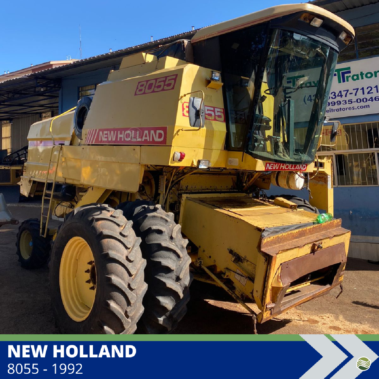 COLHEITADEIRA NEW HOLLAND NH 8055 Travel Máquinas Agrícolas LONDRINA PARANÁ PR