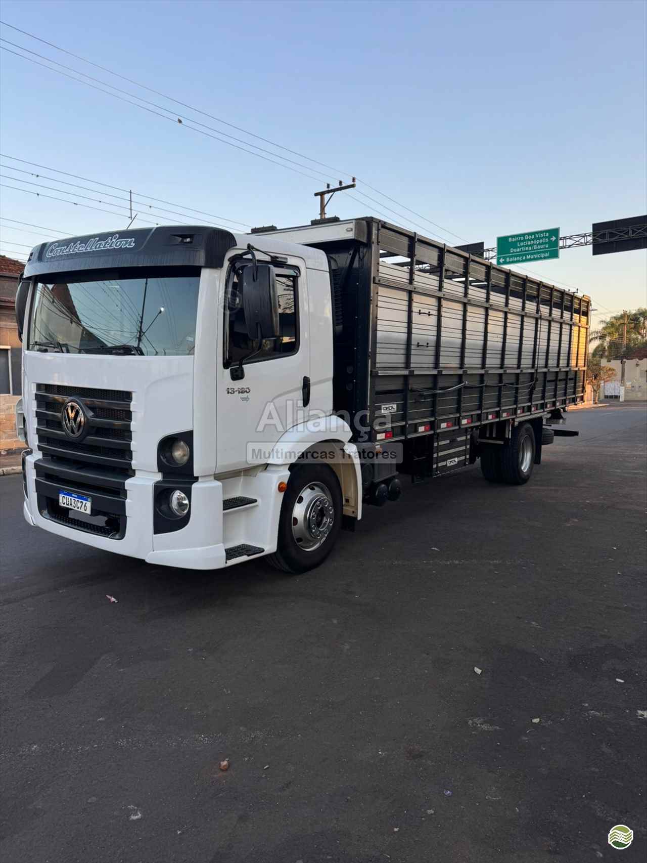 CAMINHAO VOLKSWAGEN VW 13180 Boiadeiro Cavalo 6x2 Aliança Multimarcas Tratores UBIRAJARA SÃO PAULO SP