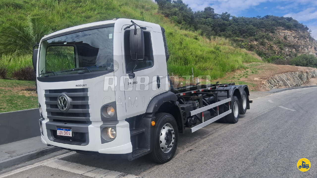 CAMINHAO VOLKSWAGEN VW 24260 Roll ON OFF Truck 6x2 Roberto Caminhões e Máquinas CONTAGEM MINAS GERAIS MG