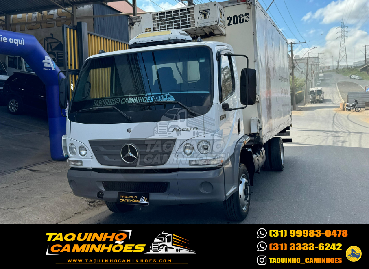 CAMINHAO MERCEDES-BENZ MB 915 Baú Frigorífico 3/4 4x2 Taquinho Caminhões CONTAGEM MINAS GERAIS MG