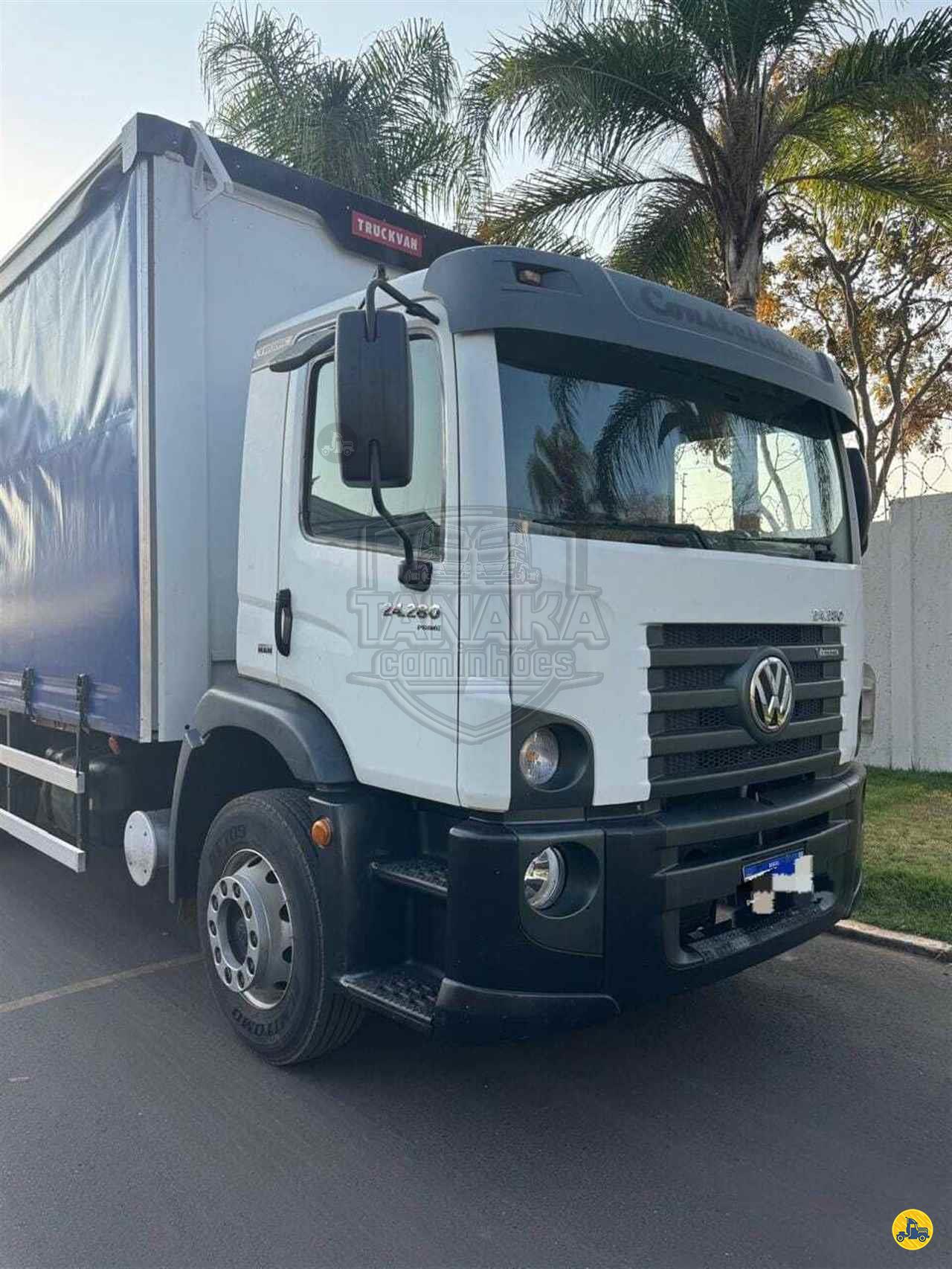 CAMINHAO VOLKSWAGEN VW 24280 Baú Sider Truck 6x2 Tanaka Caminhões MONTES CLAROS MINAS GERAIS MG