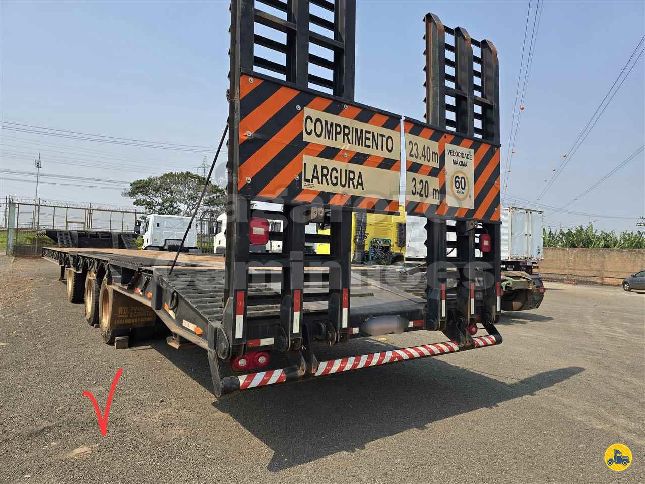 CARRETA SEMI-REBOQUE PRANCHA Rebaixada Vagarozo Caminhões APUCARANA PARANÁ PR