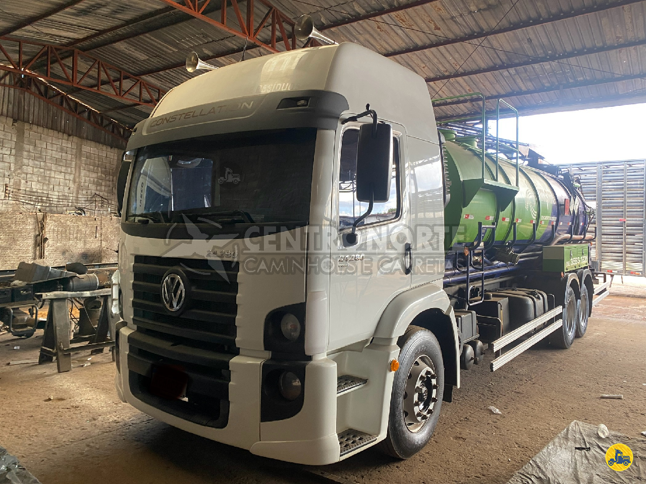 CAMINHAO VOLKSWAGEN VW 24280 Tanque Hidro Vácuo Truck 6x2 CentroNorte Caminhões GOIANIA GOIAS GO