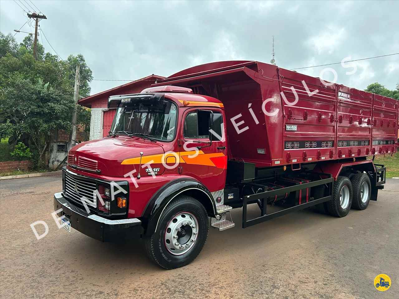 CAMINHAO MERCEDES-BENZ MB 1516 Caçamba Basculante Truck 6x2 De Mattos Veículos TUCUNDUVA RIO GRANDE DO SUL RS