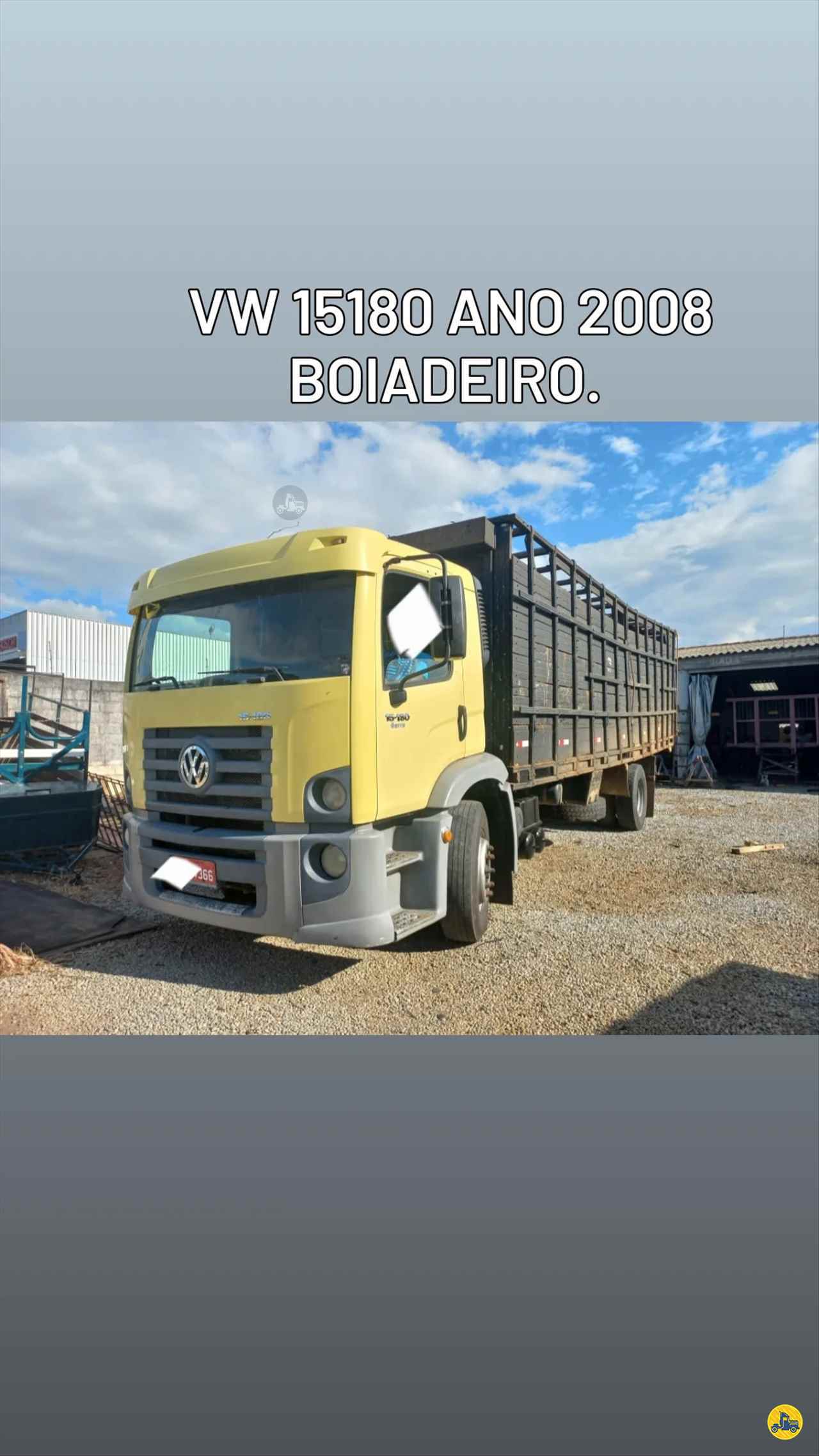 CAMINHAO VOLKSWAGEN VW 15180 Boiadeiro Toco 4x2 Caminhões Certos CONSELHEIRO LAFAIETE MINAS GERAIS MG