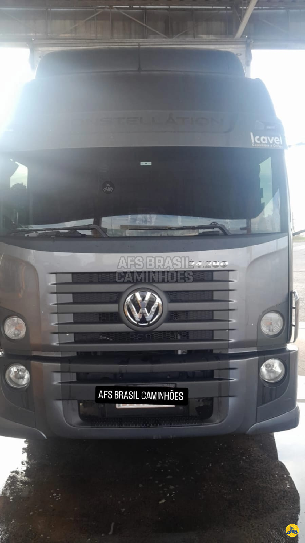 CAMINHAO VOLKSWAGEN VW 24280 Baú Furgão Truck 6x2 AFS Brasil Caminhões UBERLANDIA MINAS GERAIS MG
