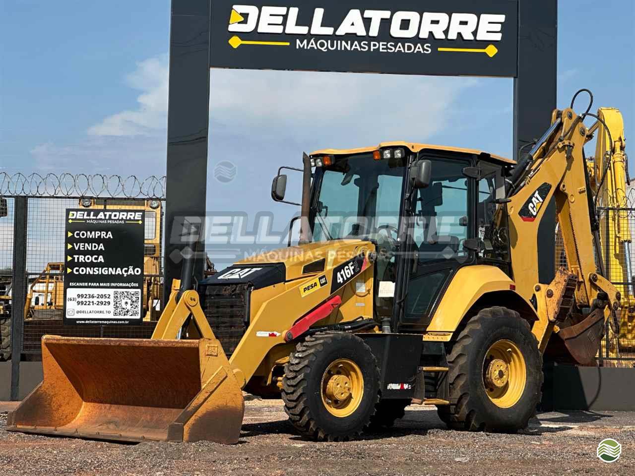 RETRO ESCAVADEIRA CATERPILLAR 416F2 Tração 4x4 DellaTorre Máquinas Pesadas PALMAS TOCANTINS TO