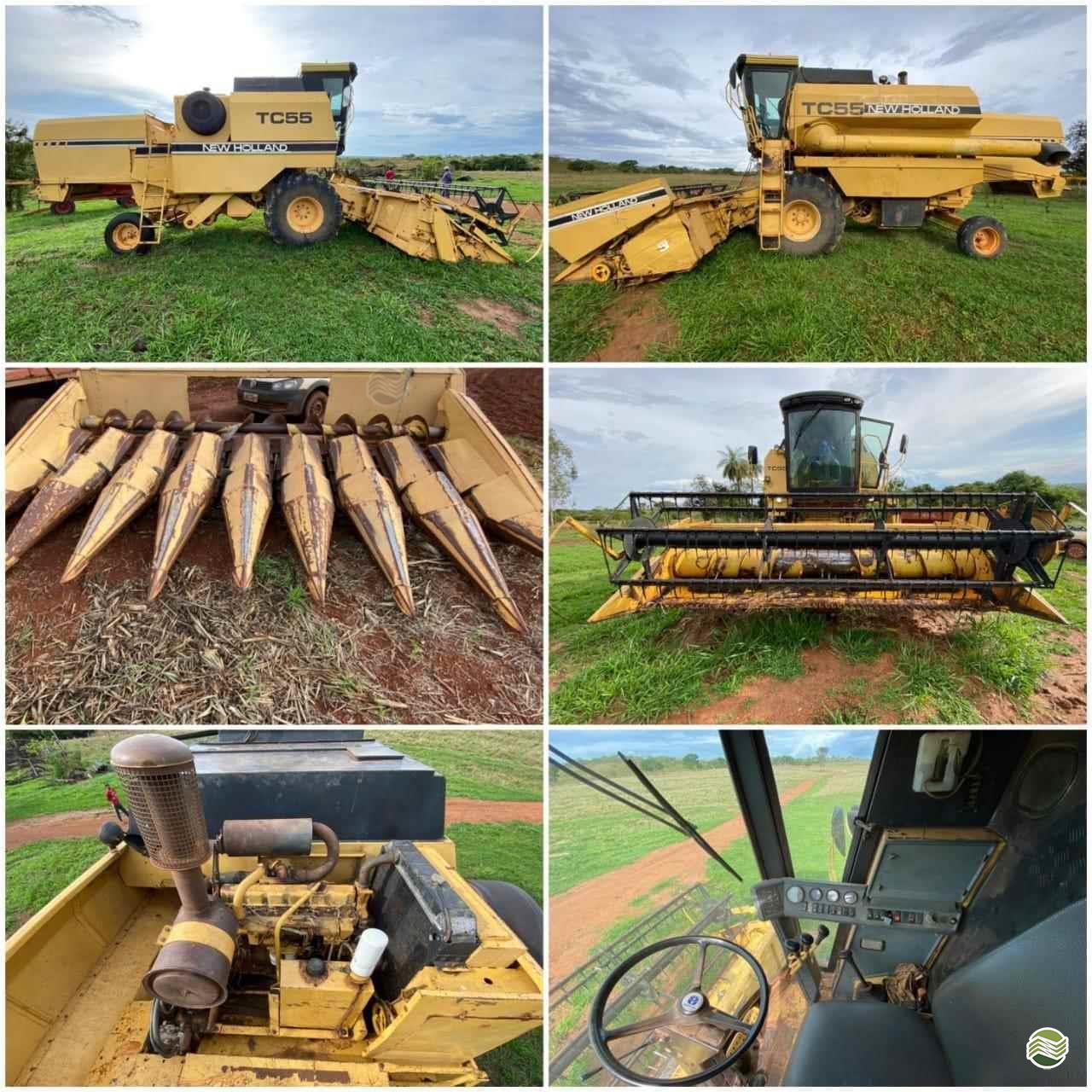COLHEITADEIRA NEW HOLLAND TC 55 Dimaq - GO CRISTALINA GOIAS GO