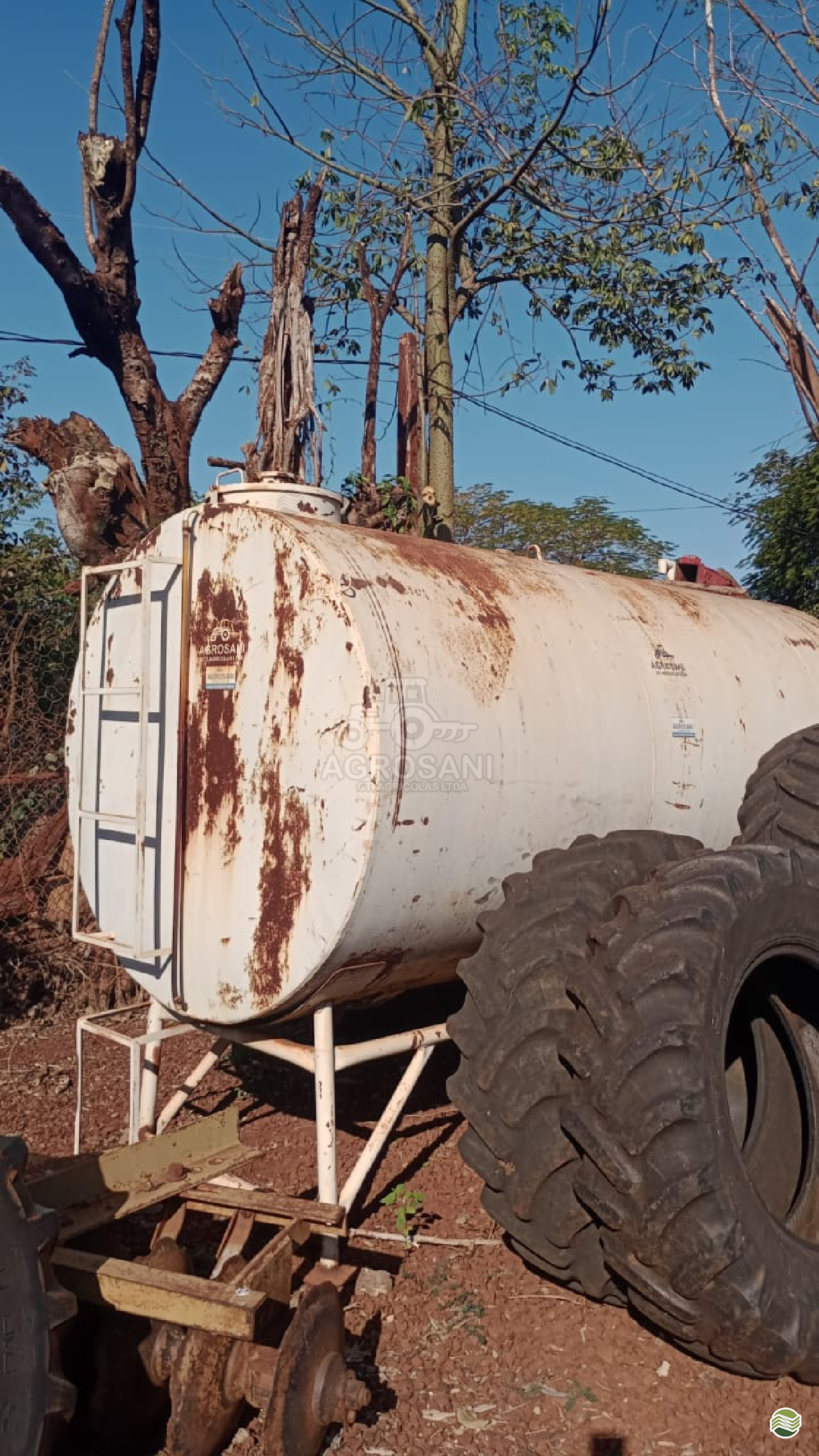 IMPLEMENTOS AGRICOLAS TANQUE ESTACIONÁRIO TANQUE COMBUSTÍVEL Agrosani GUAIRA SÃO PAULO SP