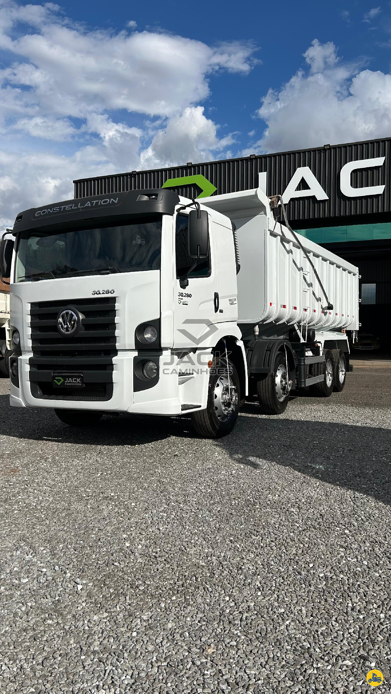 CAMINHAO VOLKSWAGEN VW 30280 Caçamba Basculante BiTruck 8x2 Jack Caminhões GOIANIA GOIAS GO