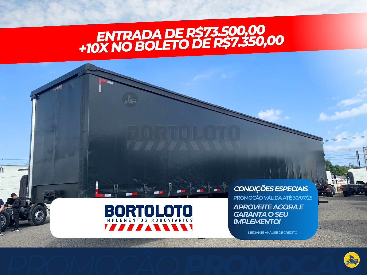 CARRETA SEMI-REBOQUE CARGA SECA Bortoloto Implementos - Ibiporã MARINGA PARANÁ PR