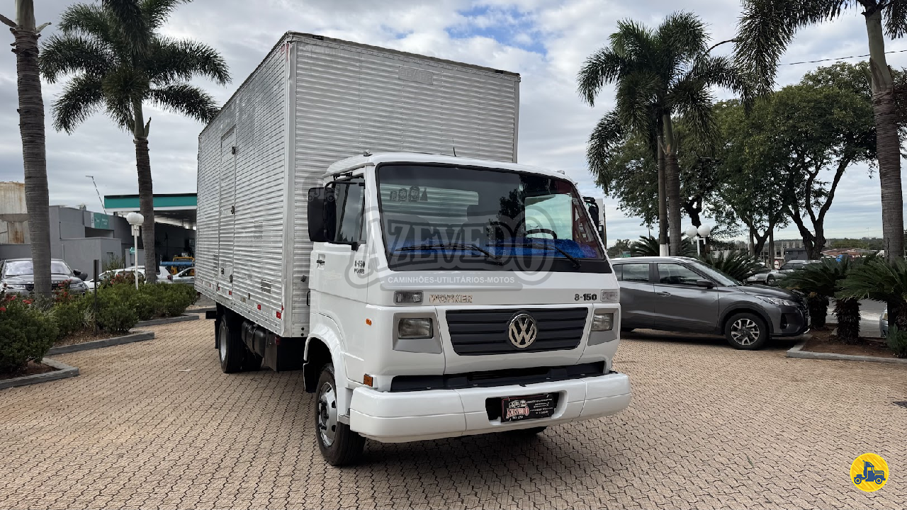 CAMINHAO VOLKSWAGEN VW 8150 Baú Bebidas 3/4 4x2 Azevedo Caminhões AMERICANA SÃO PAULO SP