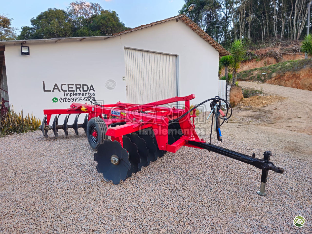 IMPLEMENTOS AGRICOLAS GRADE ARADORA ARADORA 24 DISCOS Lacerda Implementos QUITANDINHA PARANÁ PR
