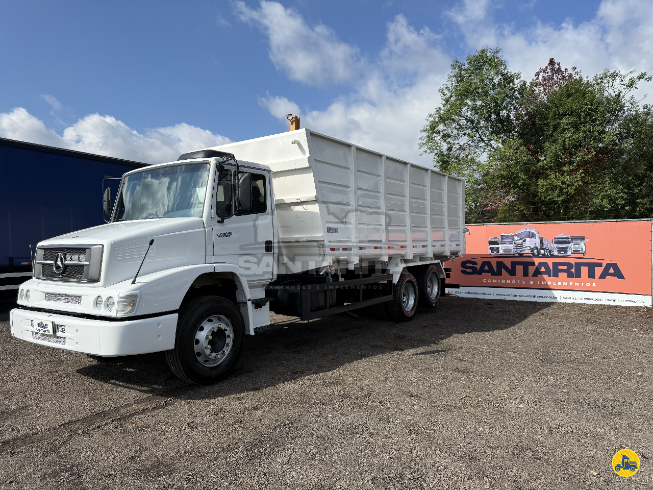 CAMINHAO MERCEDES-BENZ MB 1620 Caçamba Basculante Truck 6x2 Santa Rita Caminhões FAZENDA VILANOVA RIO GRANDE DO SUL RS