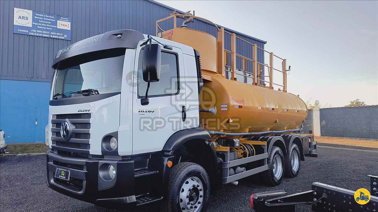CAMINHAO VOLKSWAGEN VW 26280 Tanque Pipa Truck 6x4 RP Trucks CRAVINHOS SÃO PAULO SP