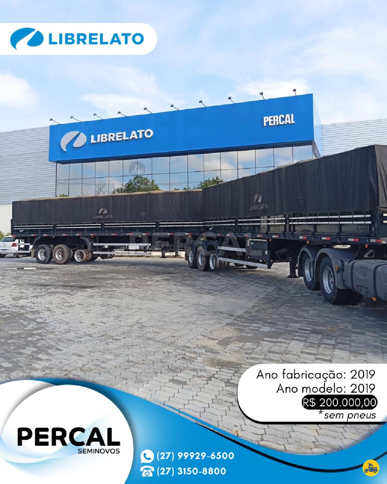 CARRETA BITREM 9 EIXOS GRANELEIRO Percal - Librelato LINHARES ESPÍRITO SANTO ES