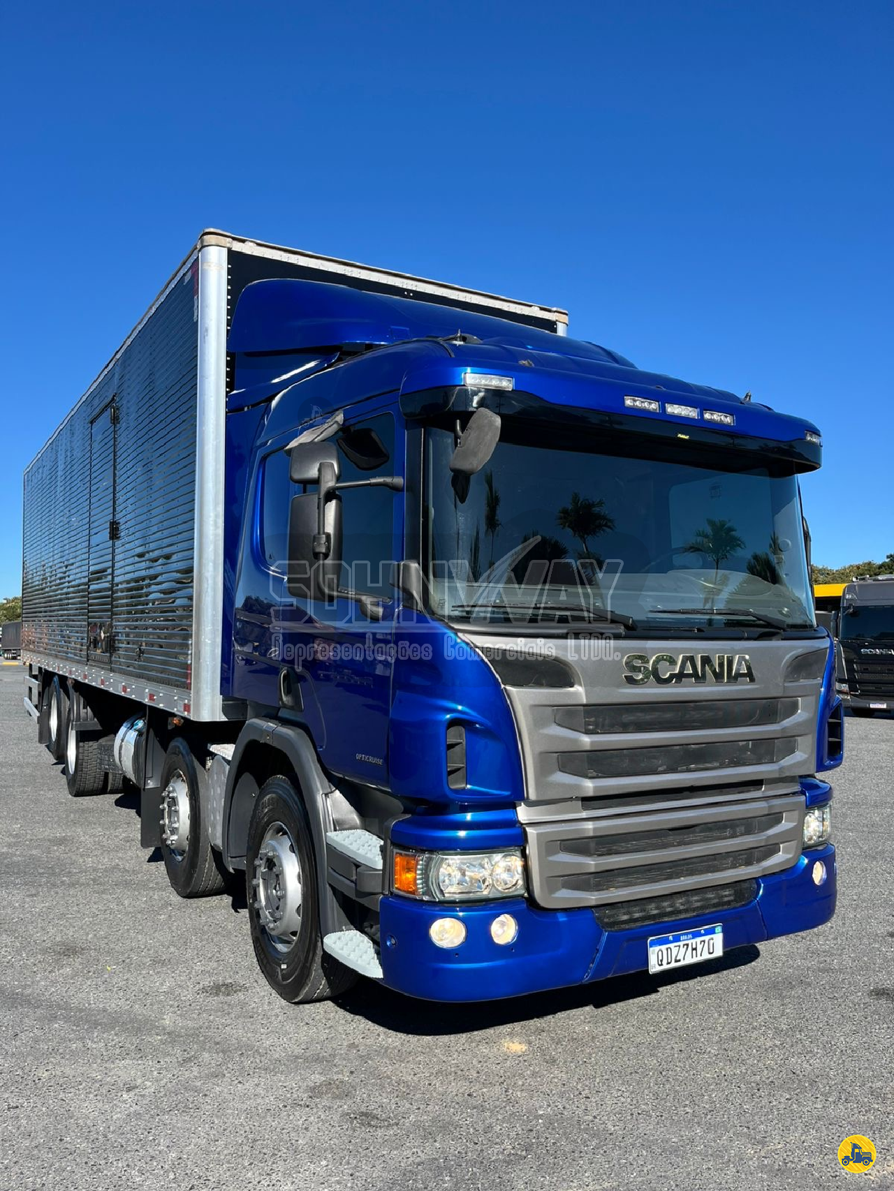 CAMINHAO SCANIA SCANIA P310 Baú Furgão Cavalo 8x2 Sohnway Representações JOINVILLE SANTA CATARINA SC