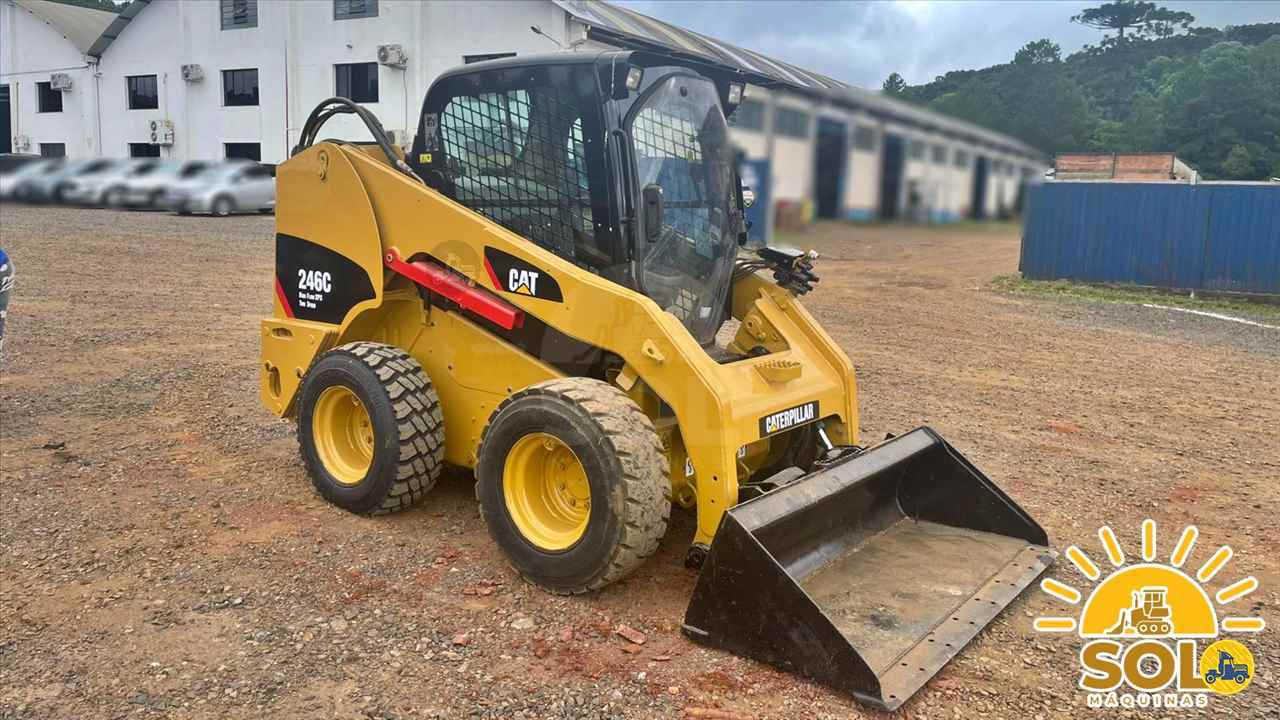MINI CARREGADEIRA CATERPILLAR 246C Sol Máquinas FRAIBURGO SANTA CATARINA SC