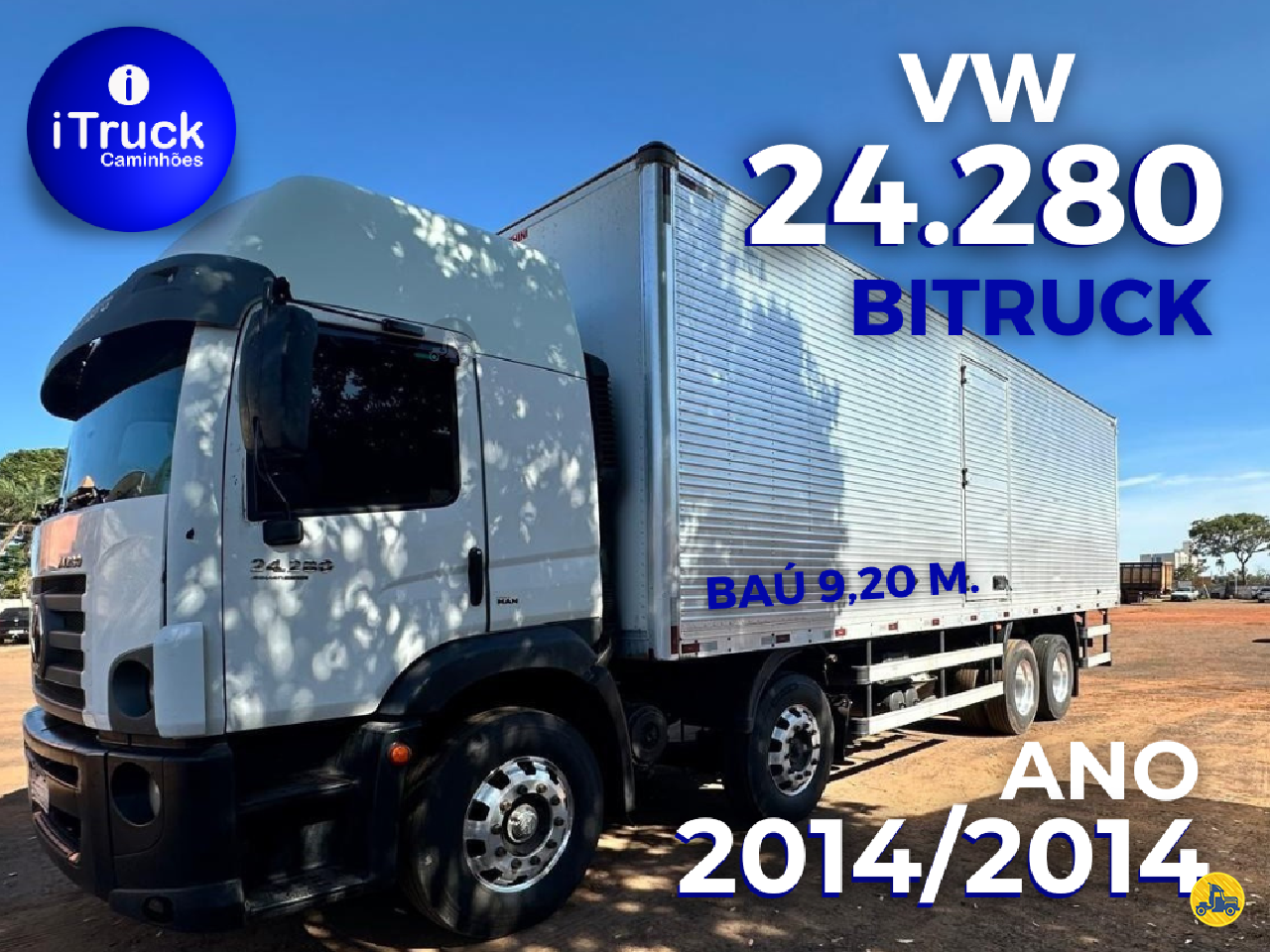CAMINHAO VOLKSWAGEN VW 24280 Baú Furgão BiTruck 8x2 iTruck Caminhões VITORIA ESPÍRITO SANTO ES
