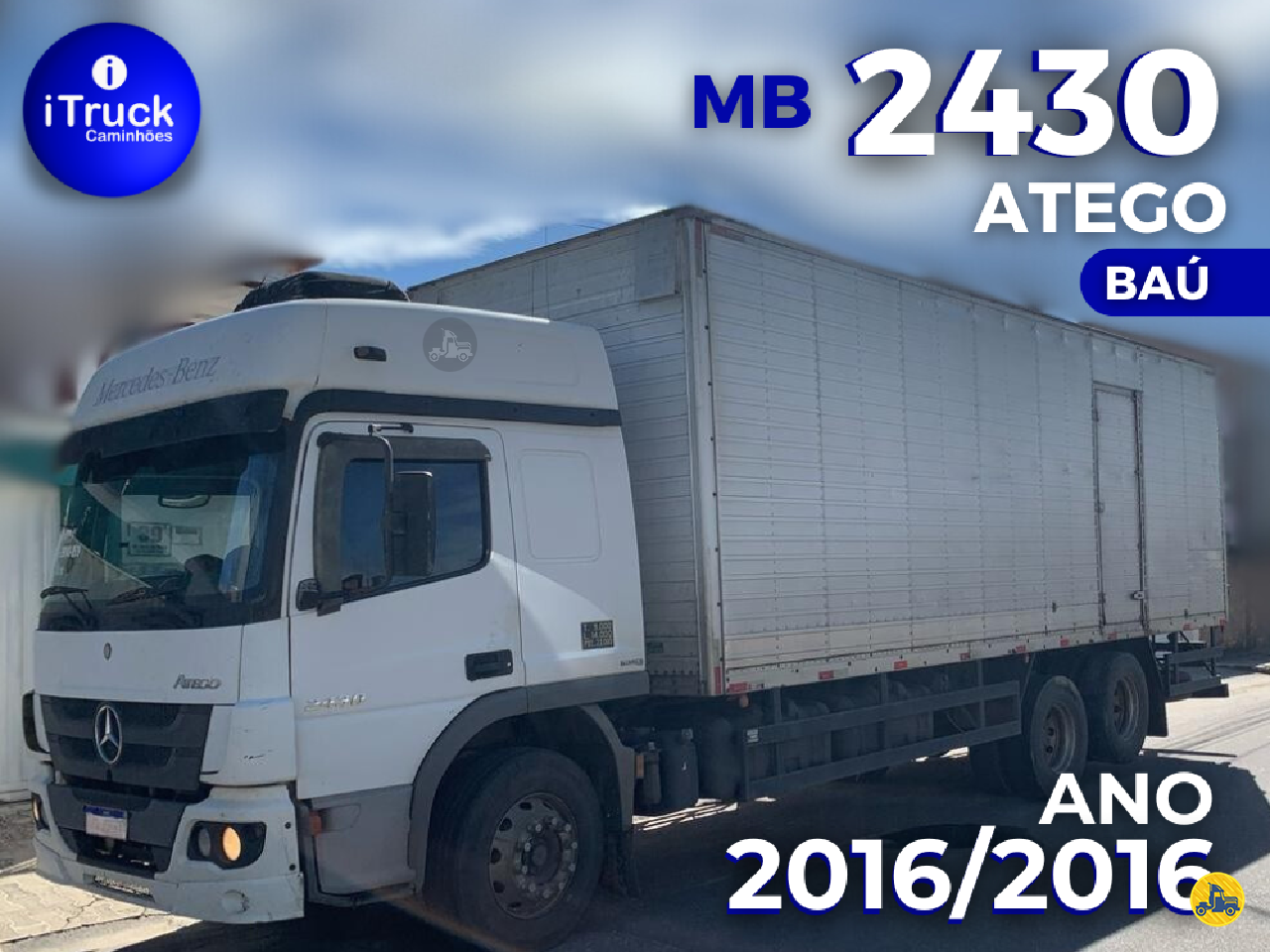 CAMINHAO MERCEDES-BENZ MB 2430 Baú Furgão Truck 6x2 iTruck Caminhões VITORIA ESPÍRITO SANTO ES