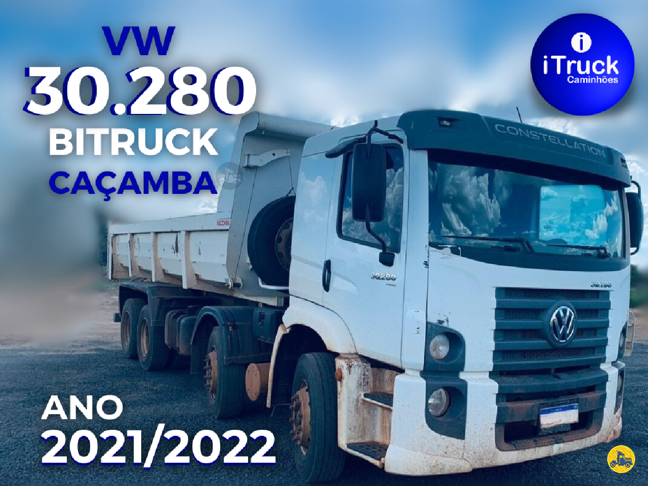 CAMINHAO VOLKSWAGEN VW 30280 Caçamba Basculante BiTruck 8x2 iTruck Caminhões VITORIA ESPÍRITO SANTO ES