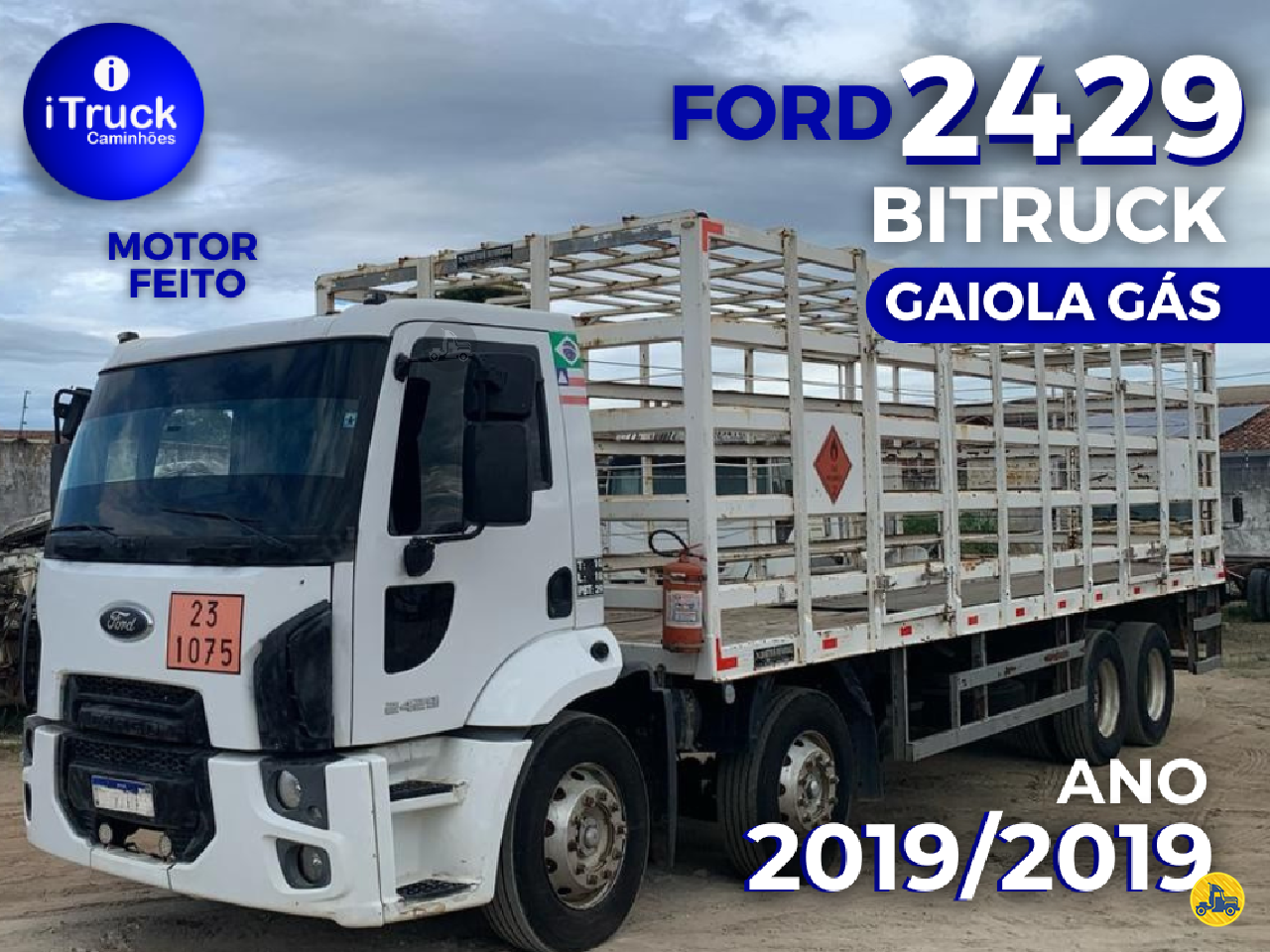 CAMINHAO FORD CARGO 2429 Gaiola de Gás BiTruck 8x2 iTruck Caminhões VITORIA ESPÍRITO SANTO ES