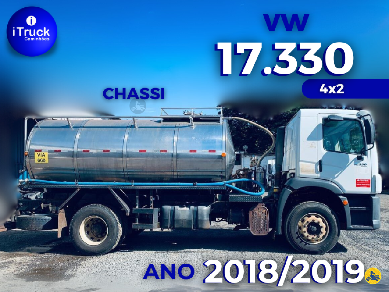 CAMINHAO VOLKSWAGEN VW 17330 Chassis Toco 4x2 iTruck Caminhões VITORIA ESPÍRITO SANTO ES