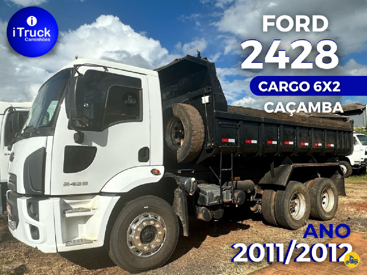 CAMINHAO FORD CARGO 2428 Caçamba Basculante Truck 6x2 iTruck Caminhões VITORIA ESPÍRITO SANTO ES