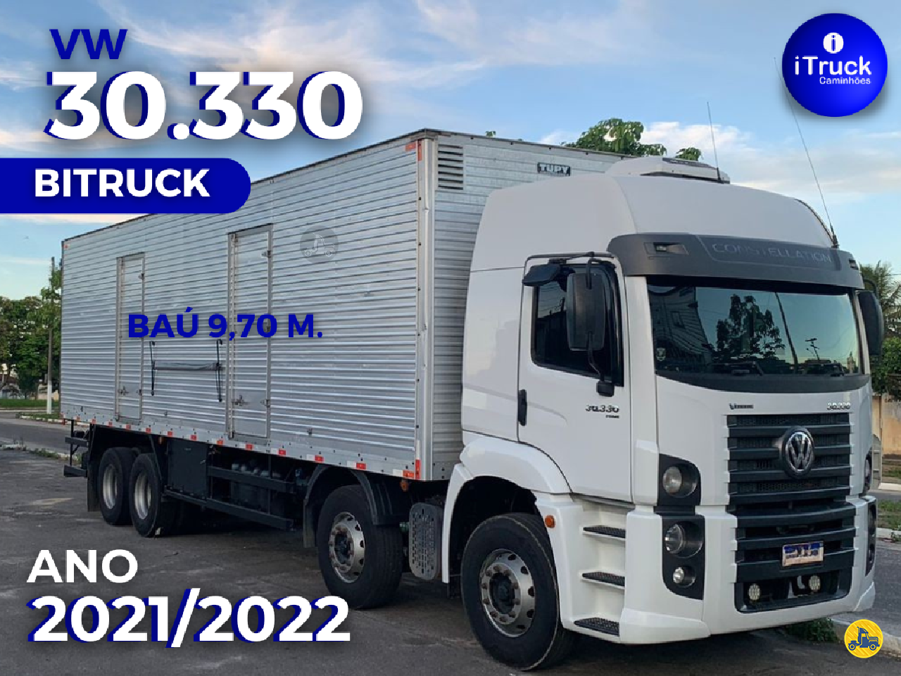 CAMINHAO VOLKSWAGEN VW 30330 Baú Furgão BiTruck 8x2 iTruck Caminhões VITORIA ESPÍRITO SANTO ES
