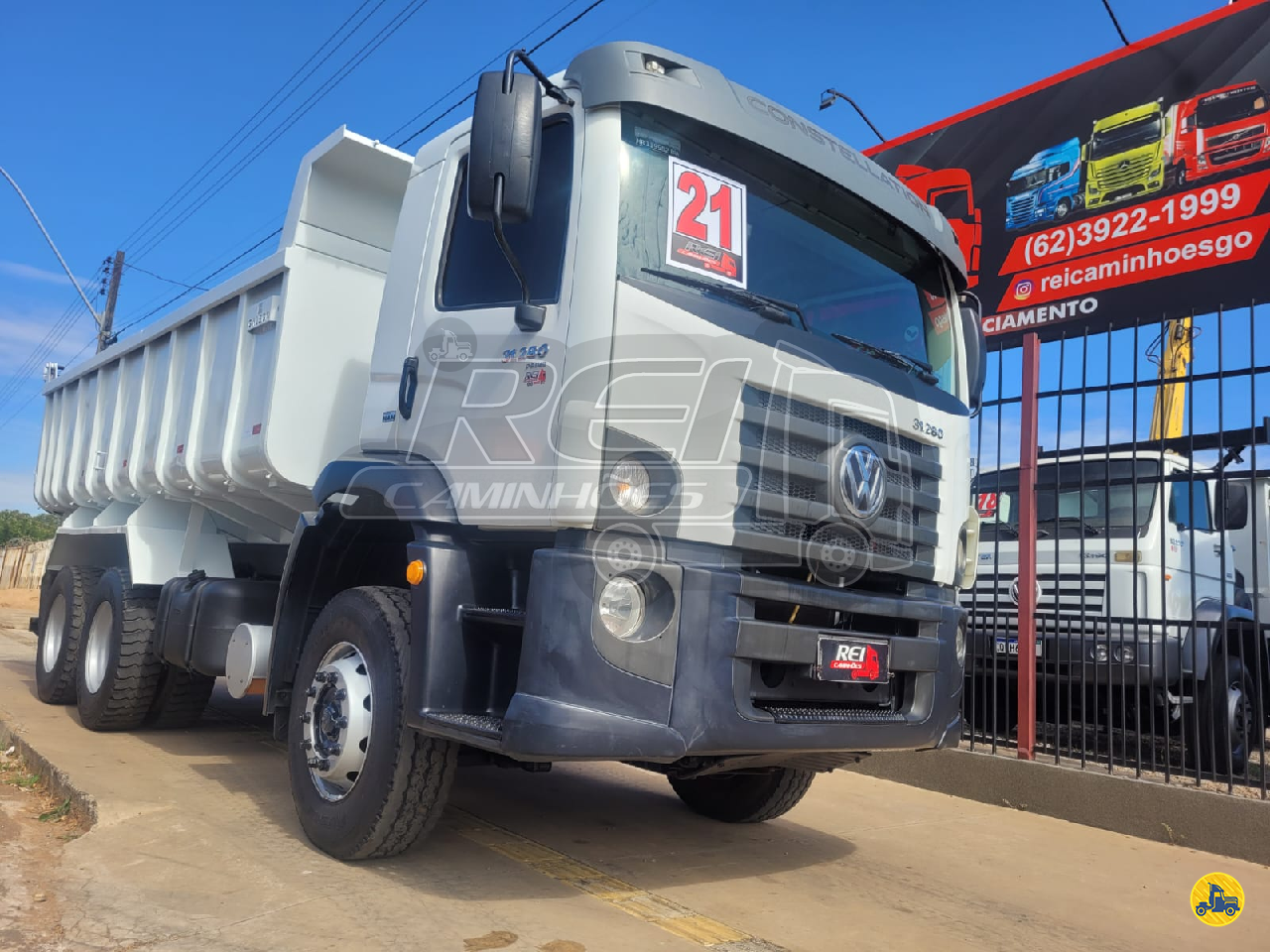 CAMINHAO VOLKSWAGEN VW 31280 Caçamba Basculante Truck 6x4 Rei Caminhões GOIANIA GOIAS GO