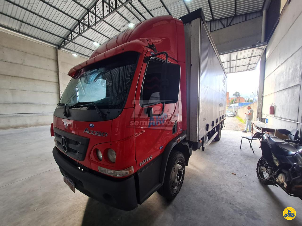 CAMINHAO MERCEDES-BENZ MB 1016 Baú Sider 3/4 4x2 TLGA Seminovos QUATRO BARRAS PARANÁ PR