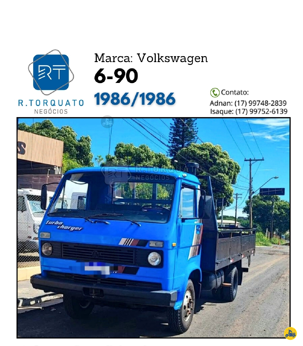 CAMINHAO VOLKSWAGEN VW 690 Grade Baixa 3/4 4x2 R.Torquato Negócios São José do Rio Preto SÃO PAULO SP