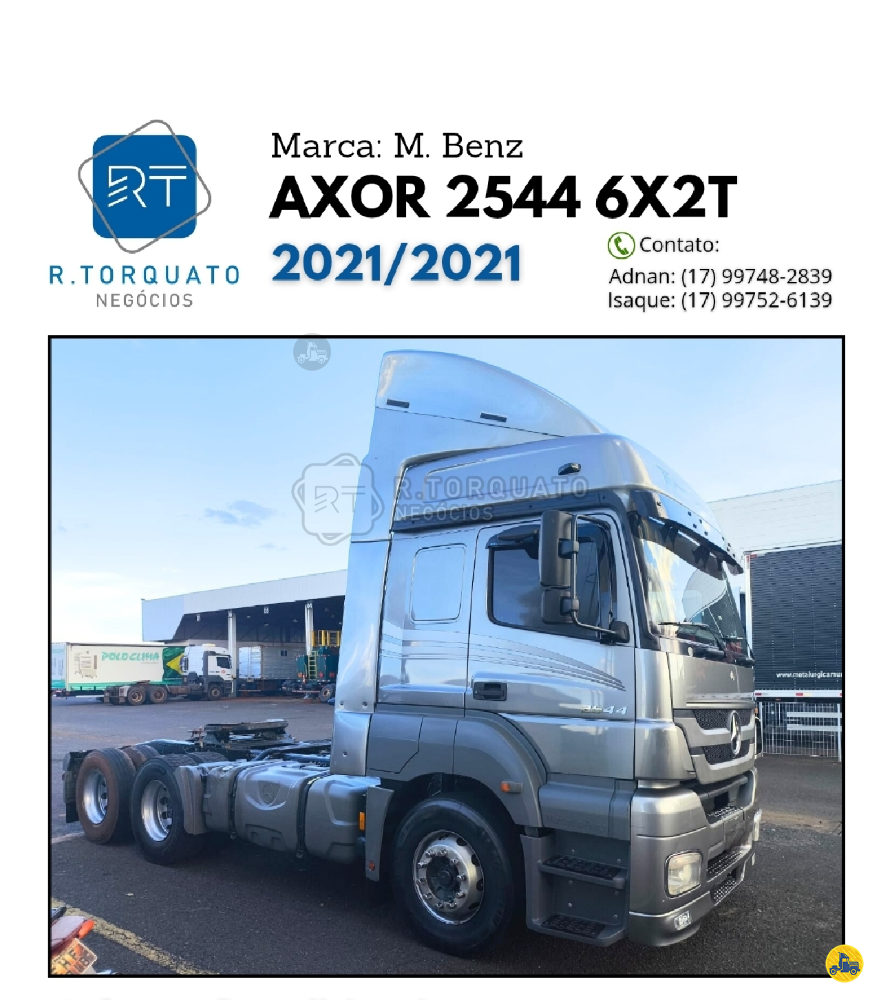 CAMINHAO MERCEDES-BENZ MB 2544 Cavalo Mecânico Cavalo 6x2 R.Torquato Negócios São José do Rio Preto SÃO PAULO SP