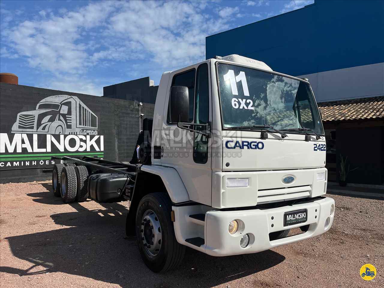 CAMINHAO FORD CARGO 2422 Chassis Cavalo 6x2 Malinoski Caminhões e Repasses CURITIBA PARANÁ PR