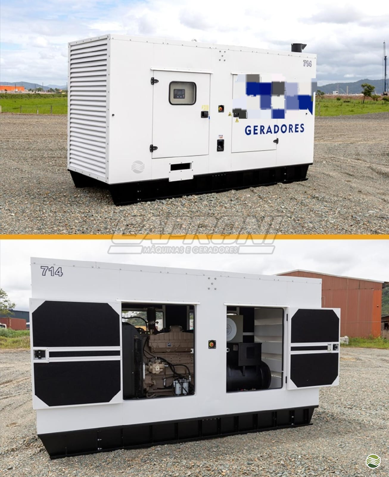 EQUIPAMENTOS GRUPO GERADOR GERADOR Caproni Máquinas e Geradores SANTO ANDRE SÃO PAULO SP