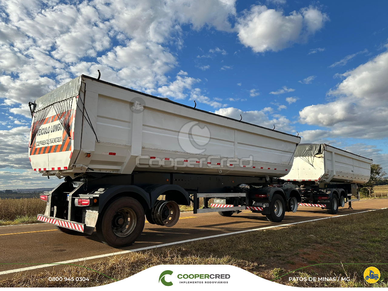 CARRETA RODOTREM BASCULANTE Cooper Cred Implementos Rodoviários MG PATOS DE MINAS MINAS GERAIS MG