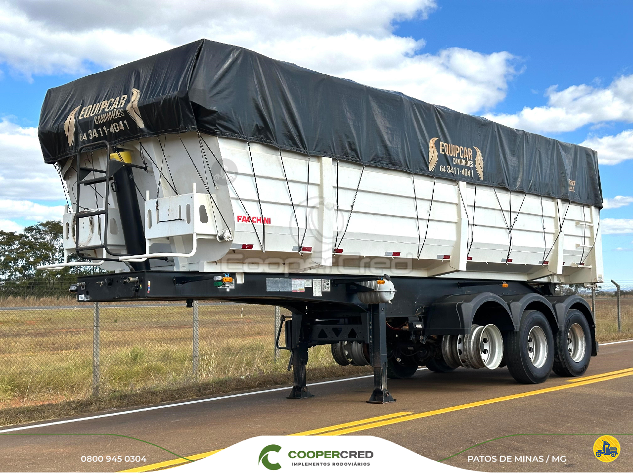 CARRETA SEMI-REBOQUE BASCULANTE Cooper Cred Implementos Rodoviários MG PATOS DE MINAS MINAS GERAIS MG