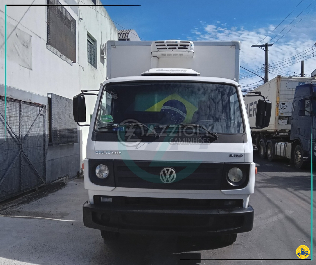 CAMINHAO VOLKSWAGEN VW 8160 Baú Furgão 3/4 4x2 Azzioly Caminhões MOGI DAS CRUZES SÃO PAULO SP