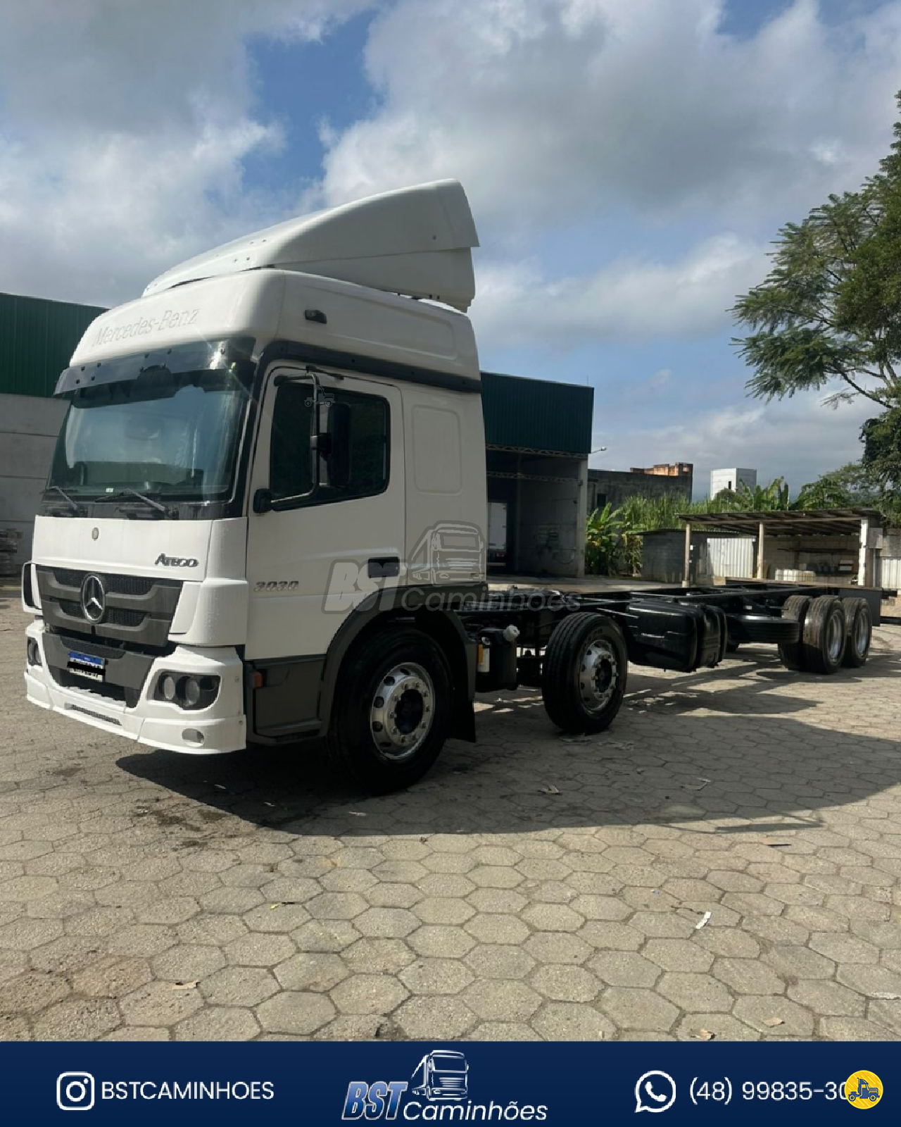 CAMINHAO MERCEDES-BENZ MB 3030 Chassis Cavalo 8x2 BST Caminhões TIJUCAS SANTA CATARINA SC