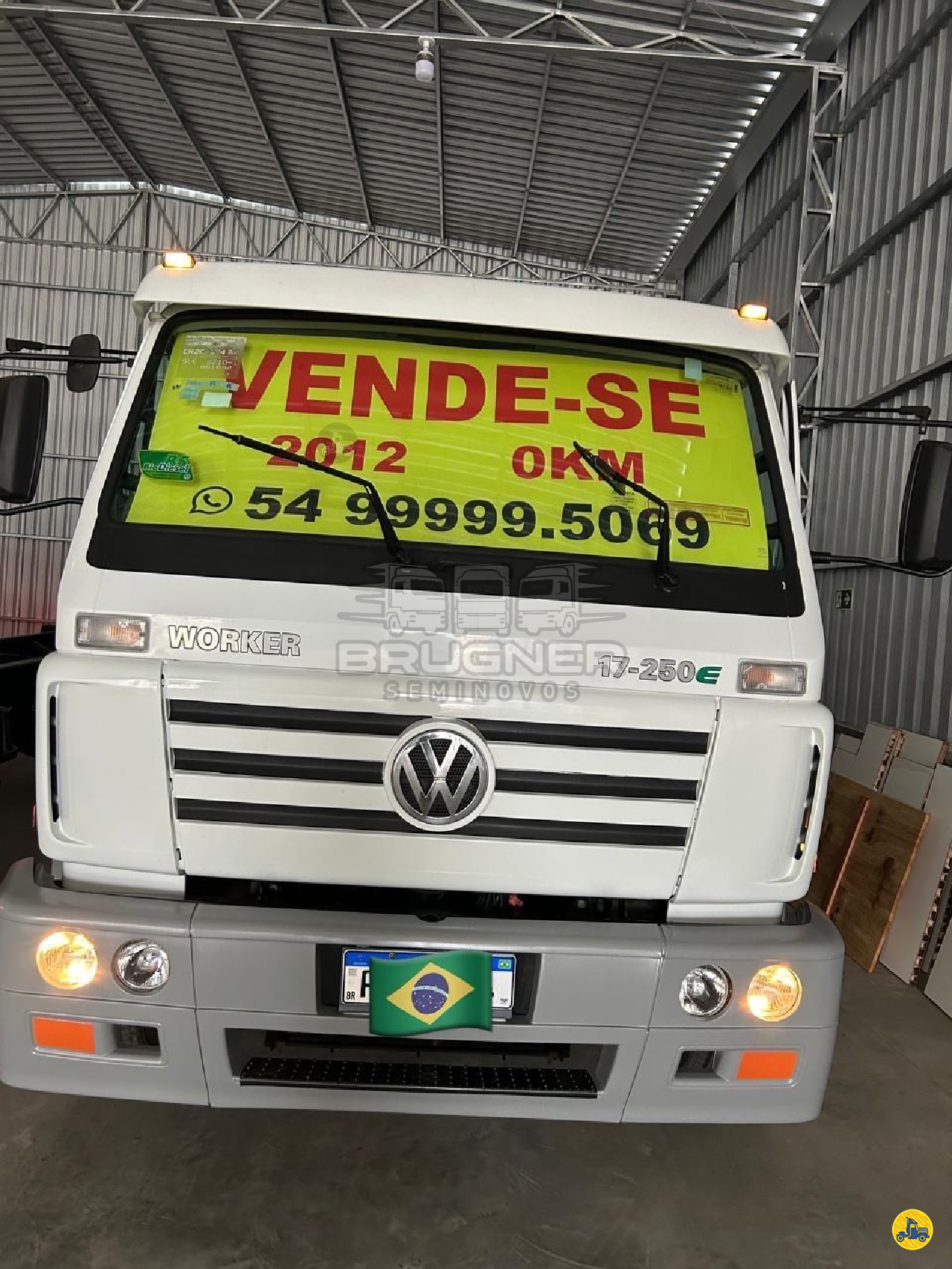 CAMINHAO VOLKSWAGEN VW 17250 Chassis Toco 4x2 Brugner Seminovos SAO JOAO DA URTIGA RIO GRANDE DO SUL RS