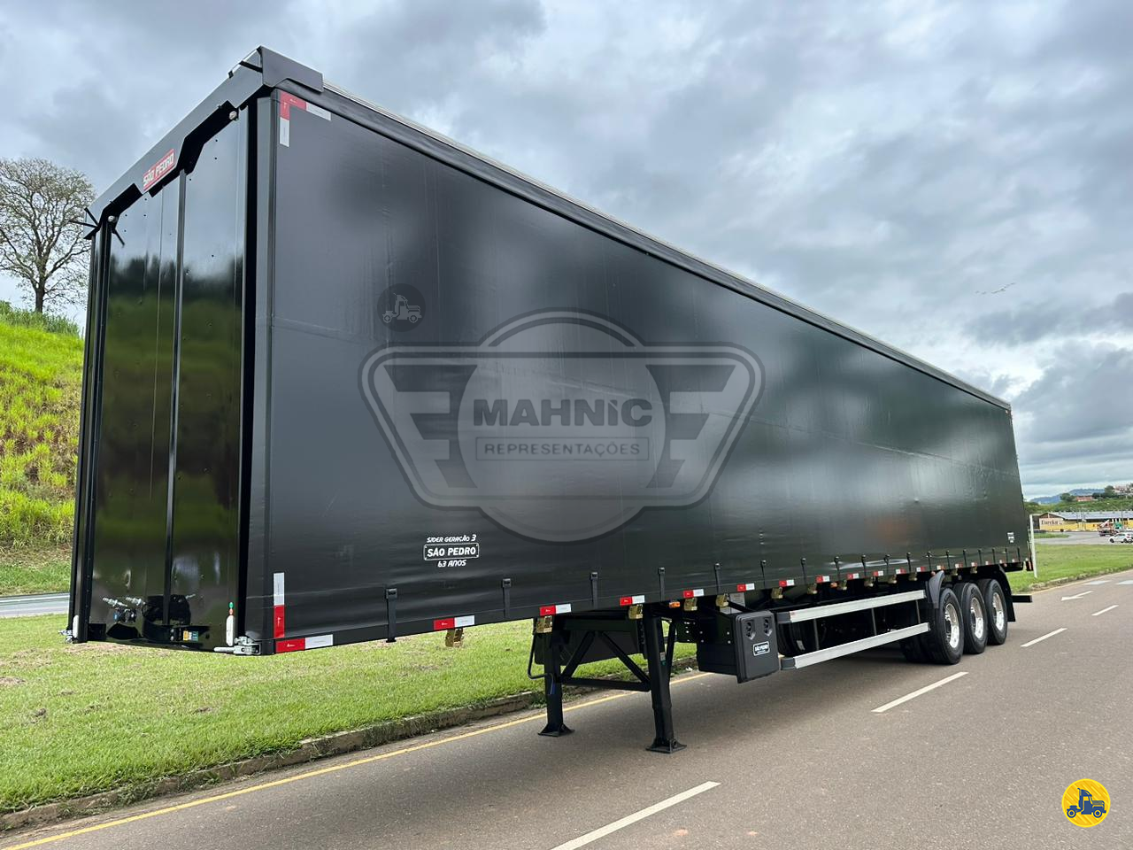CARRETA SEMI-REBOQUE BAU SIDER Reta Mahnic Multimarcas HIDROLANDIA GOIAS GO