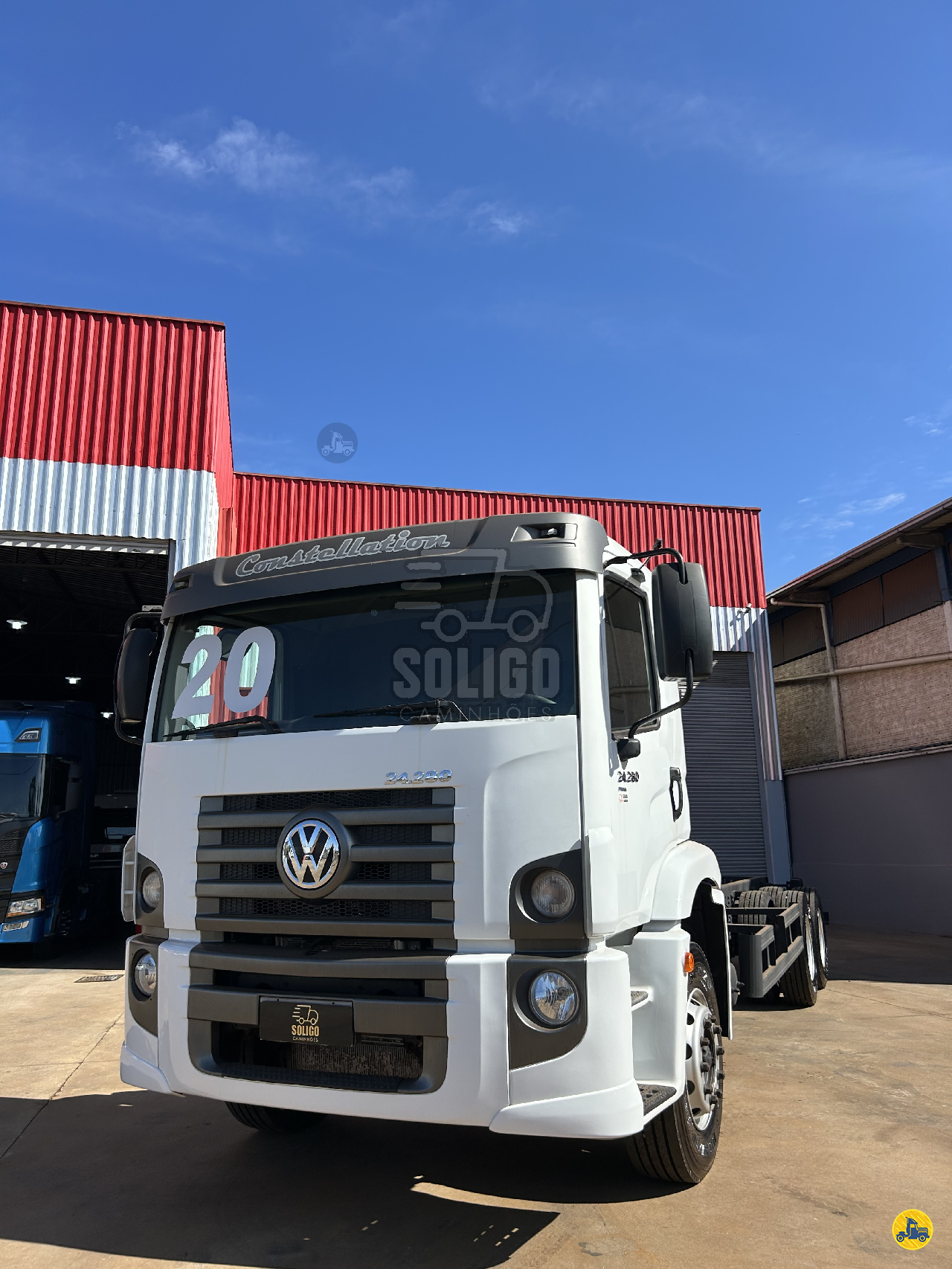 CAMINHAO VOLKSWAGEN VW 24280 Chassis 3/4 6x2 SOLIGO Caminhões  PINHALZINHO SANTA CATARINA SC