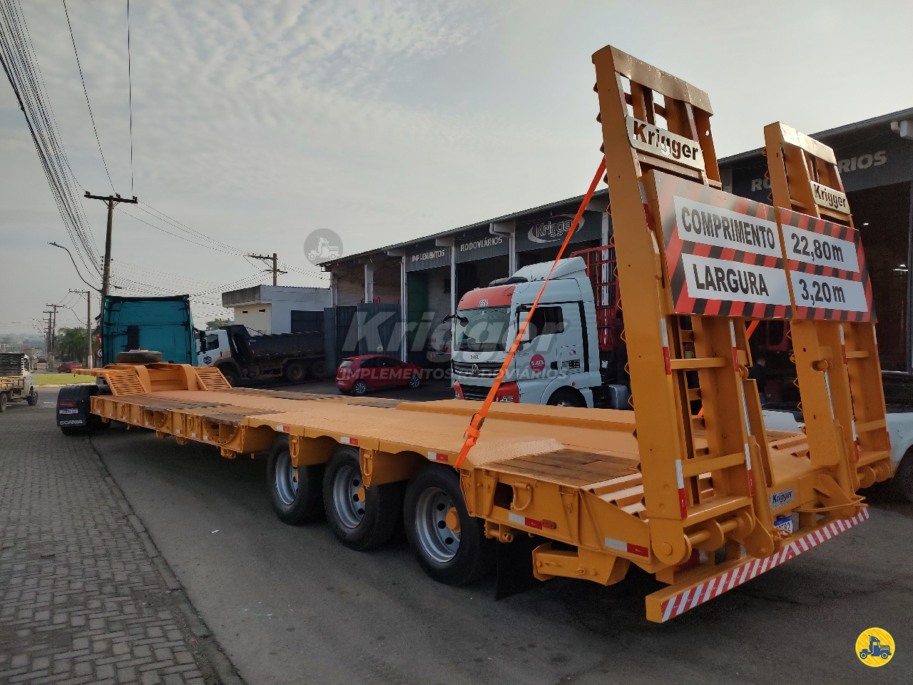 CARRETA SEMI-REBOQUE PRANCHA Reta Krigger Implementos Rodoviários GUAIBA RIO GRANDE DO SUL RS