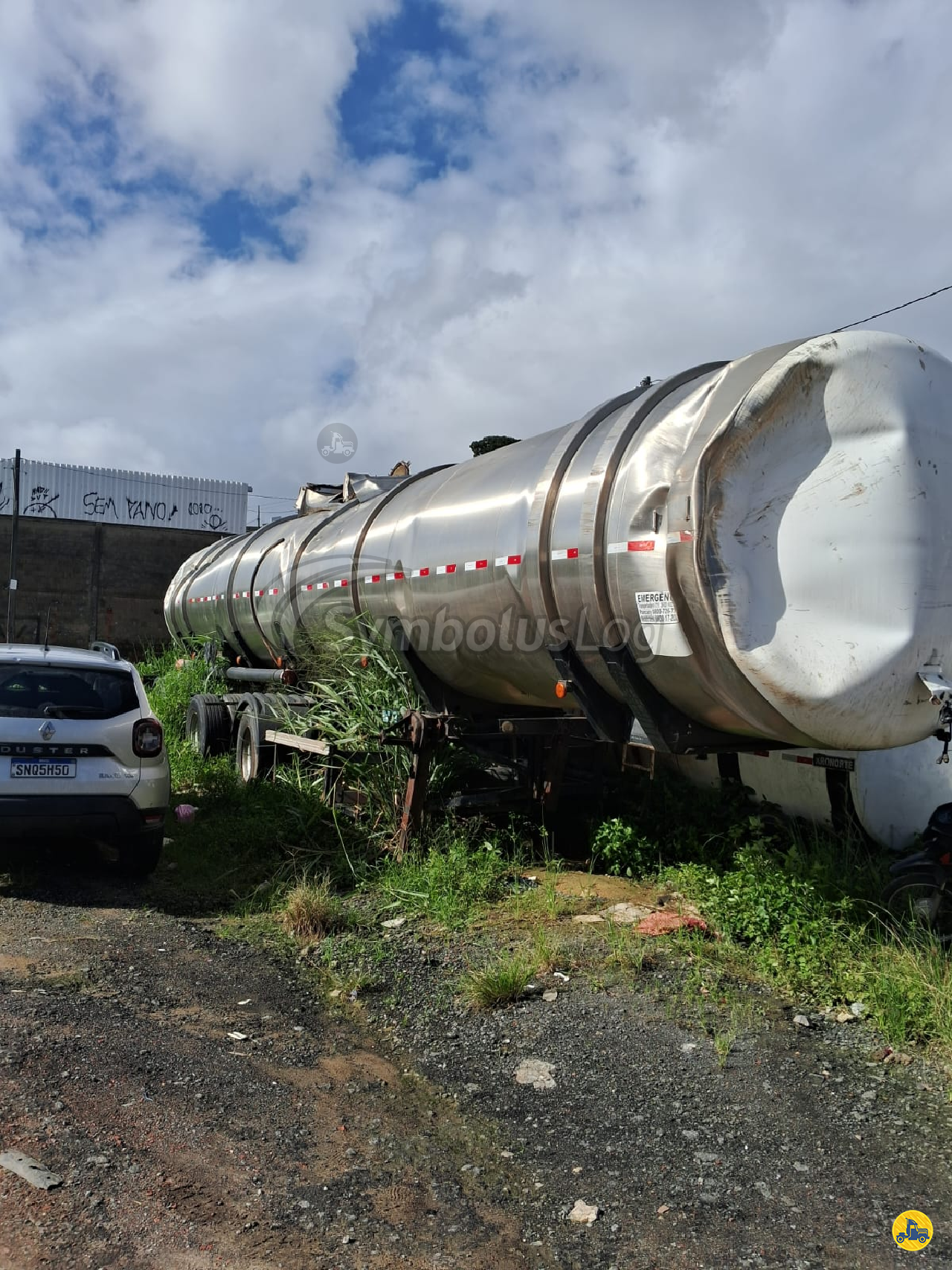 CARRETA SEMI-REBOQUE TANQUE INOX Symbolus Transportes  JABOATAO DOS GUARARAPES PERNAMBUCO PE