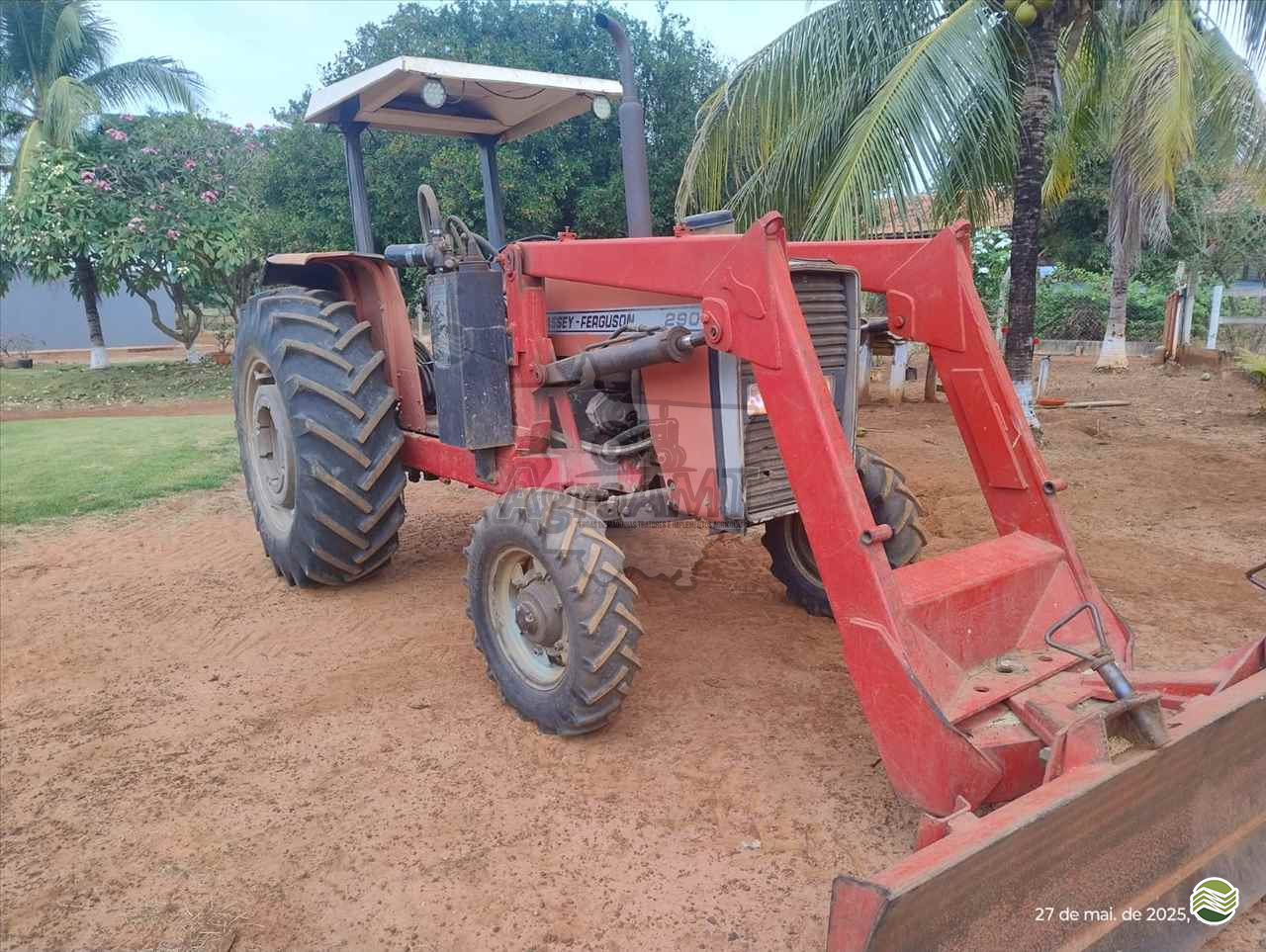 TRATOR MASSEY FERGUSON MF 290 Tração 4x2 AgroAMT Tratores e Implementos Agrícolas Usados TANGARA DA SERRA MATO GROSSO MT