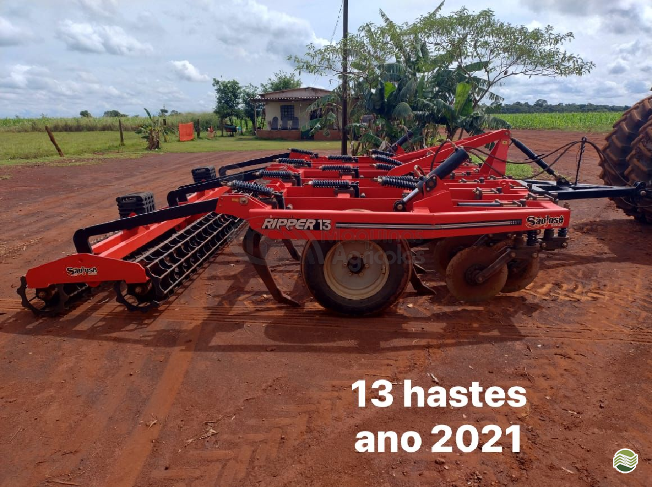 IMPLEMENTOS AGRICOLAS SUBSOLADOR 13 HASTES DISCO CORTE MS Máquinas Agrícolas DOURADOS MATO GROSSO DO SUL MS