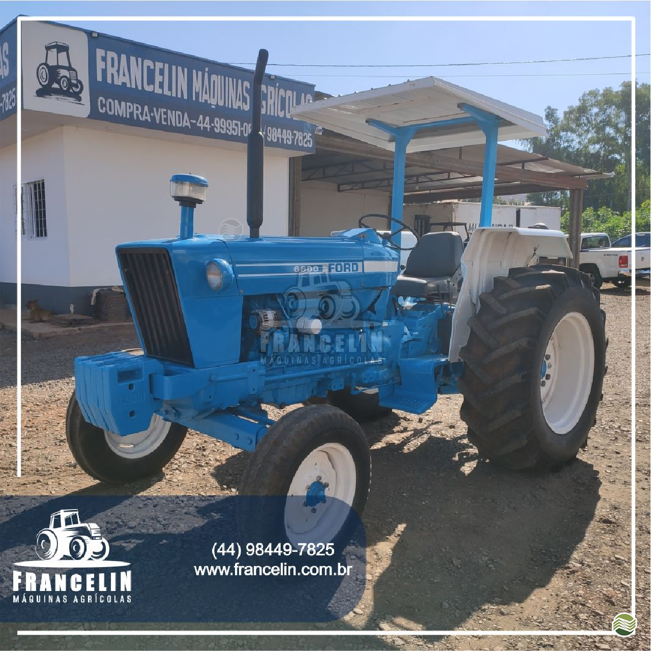 TRATOR FORD FORD 6600 Tração 4x2 Francelin Máquinas Agrícolas UMUARAMA PARANÁ PR