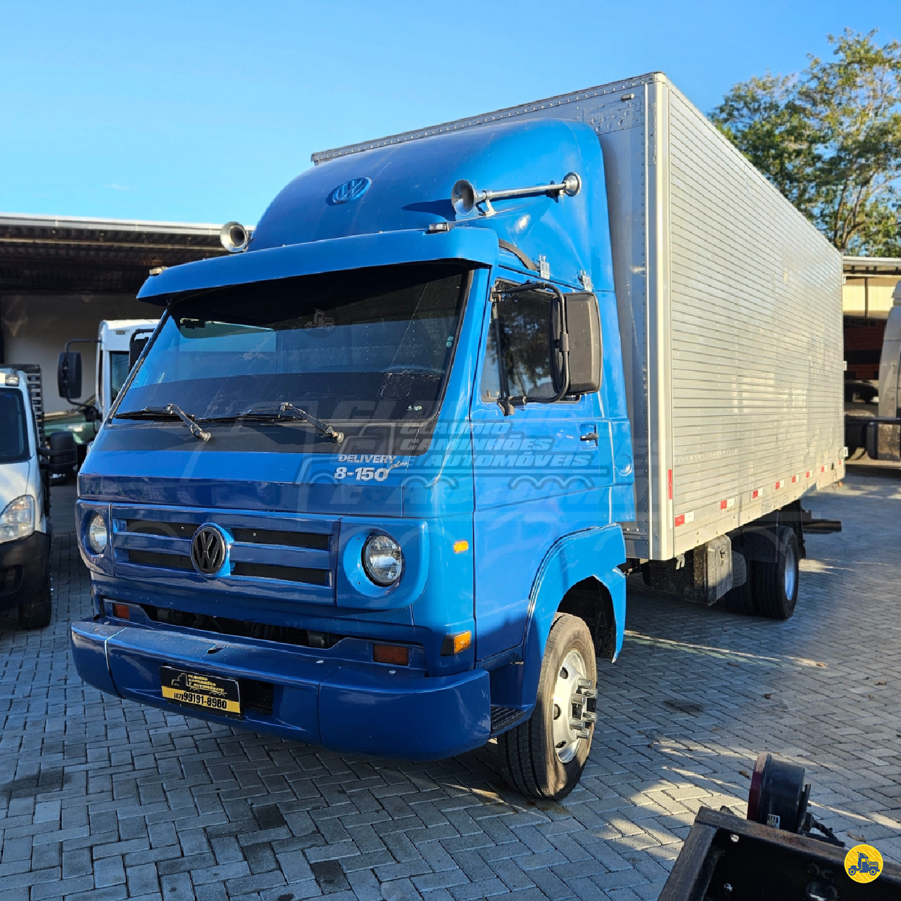 CAMINHAO VOLKSWAGEN VW 8150 Baú Furgão 3/4 4x2 Claudio Caminhões INDAIAL SANTA CATARINA SC
